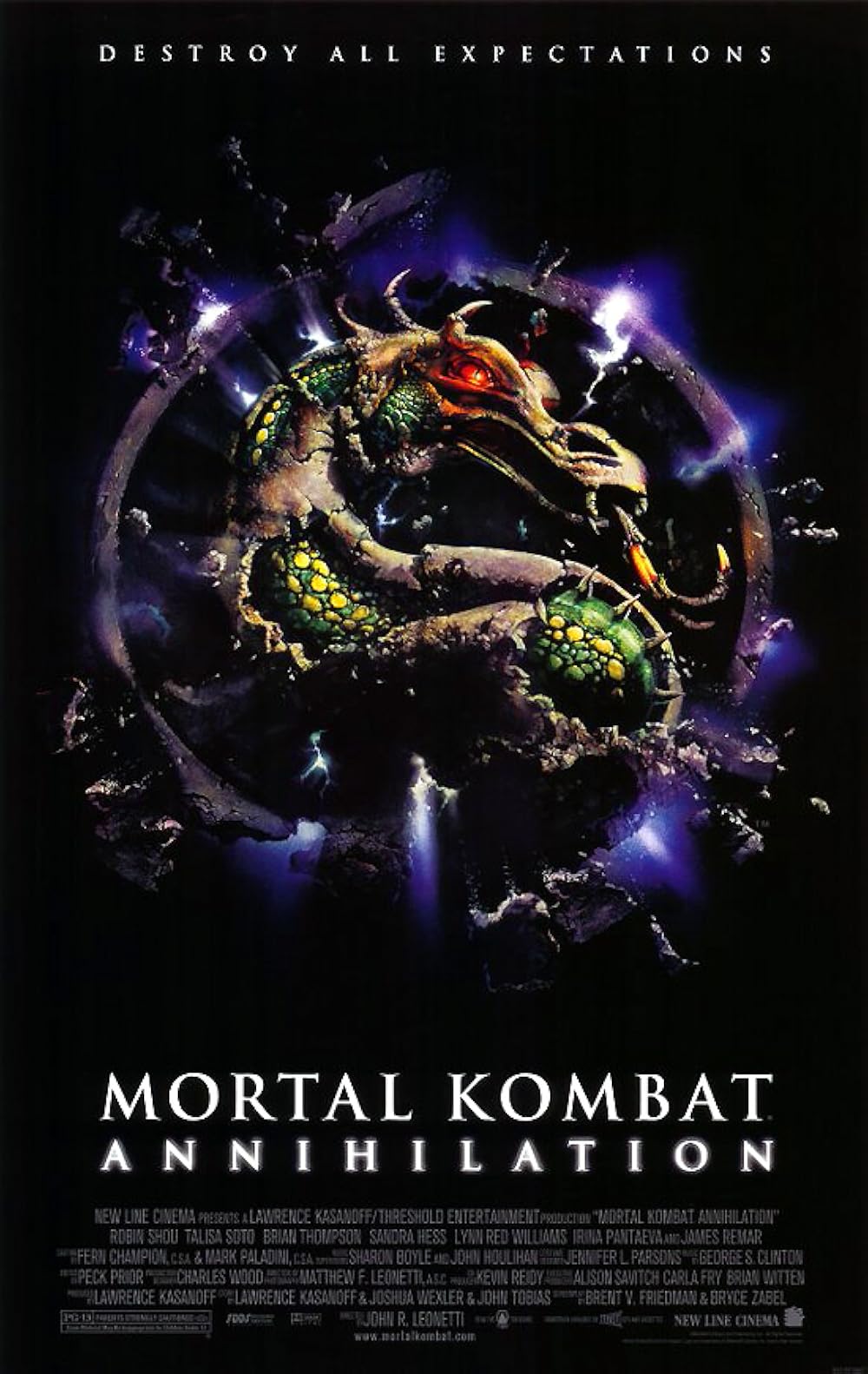 دانلود فیلم Mortal Kombat: Annihilation 1997 زیرنویس چسبیده