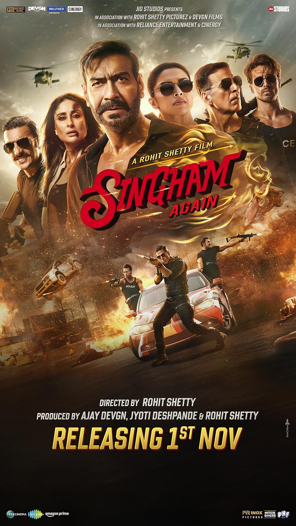 دانلود فیلم Singham Again 2024 دوبله فارسی