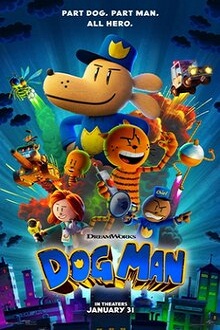 دانلود انیمیشن Dog Man 2025 با دوبله و زیرنویس فارسی چسبیده